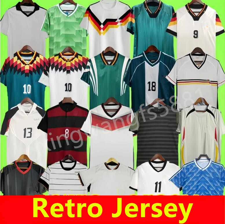 1990 2014 vintage classic Deutschland Retro Trikot 92 94 98 1996 jersey 86 88 Littbarski BALLACK KLINSMANN Matthias KALKBRENNER 02 06 16 MatthAus HAssler KLOSE
