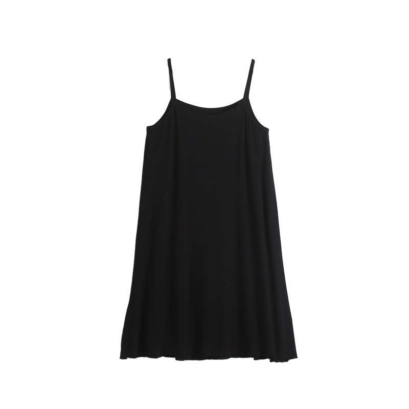 P120 Large size suspender dress loose base thin suspender vest spring and summer inner dress for women