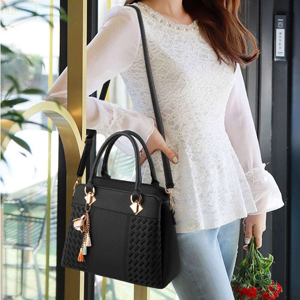 Women Handbags Shoulder Crossbody Messenger Bag Tote Satchel for Lady PU Leather Purse