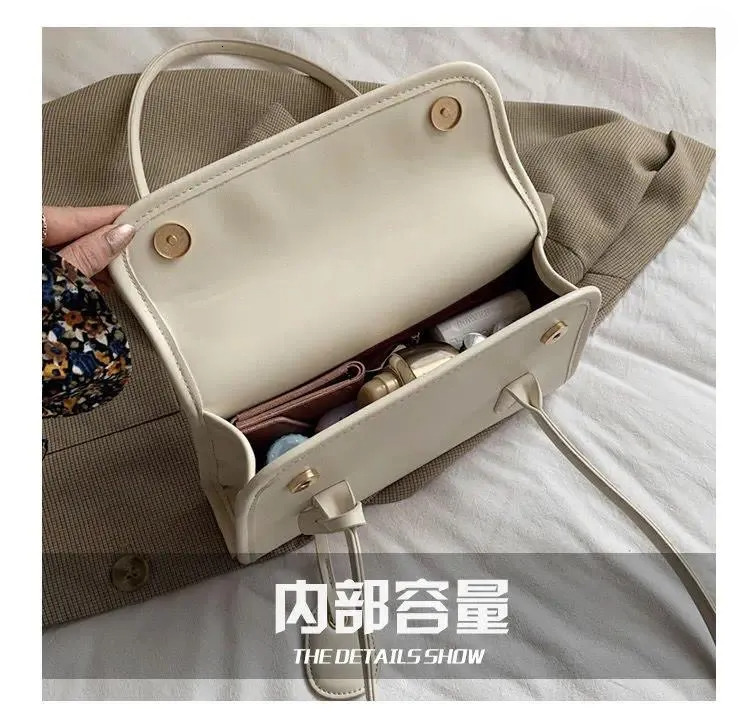 Vintage Bags - Chic Ivory Leather Underarm Bag, Designer Shoulder Handbags, Retro Style Purses Women, Lightweight For Daily Use New Free Delivery Desi