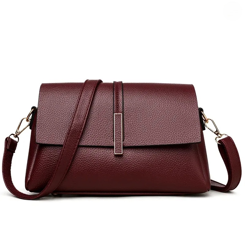 Totes High Quality PU Leather Handbag Women Purses Female Flip Cover Bag Designer Brand Ladies Shoulder Crossbody Wallet New Free Delivery Designer Ba