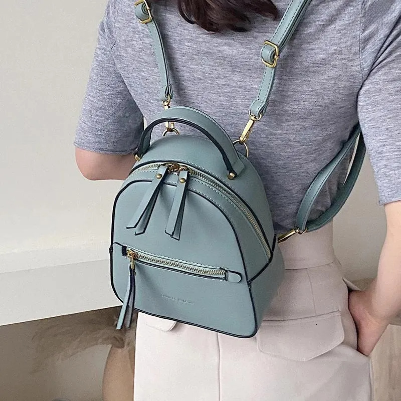 Classic Leather Shoulder Backpack Women - 2025 Fashionable And Durable Schoolbag For Ladies New Free Delivery Designer Bag