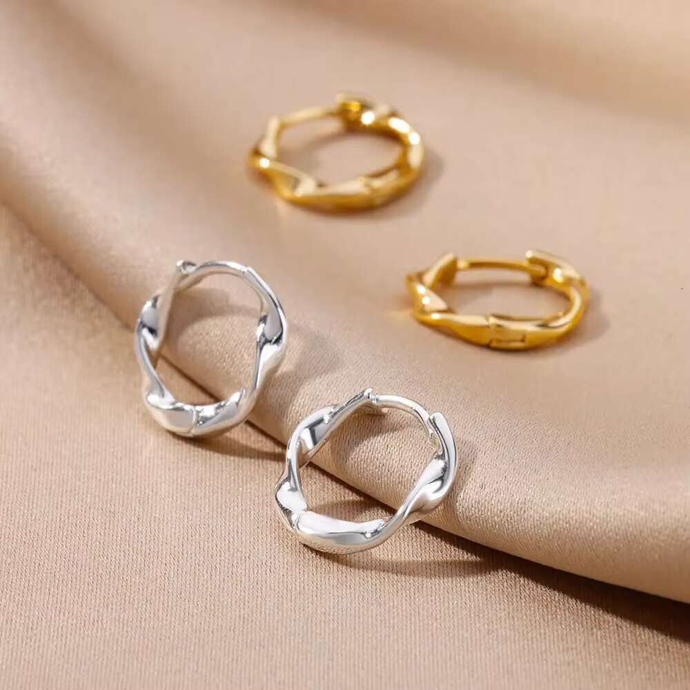 Elegant round girls, luxurious stainless steel ring earrings for weddings, engagements, and beautiful rings