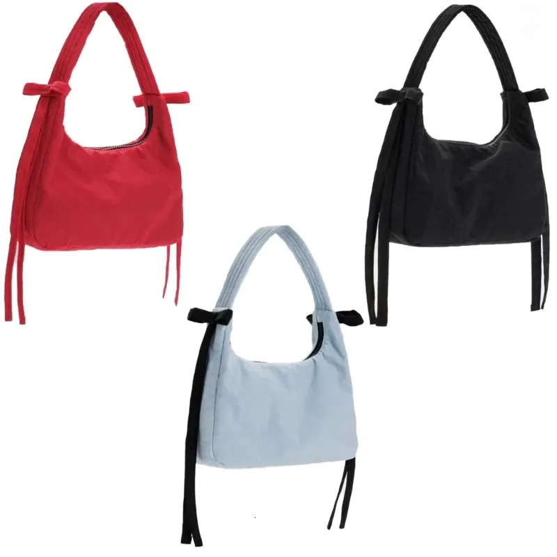 With Zipper - Casual Nylon Bag, Lightweight Korean Tote Bag For Women And Girls Shopping New Free Delivery Designer Bag