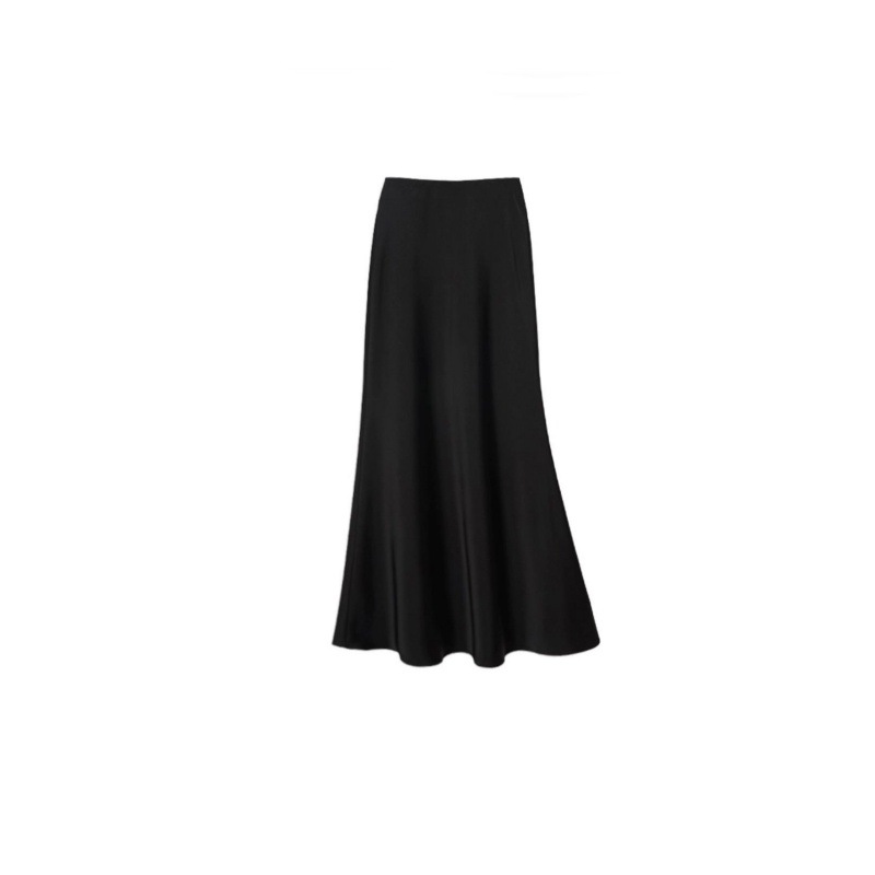 SY380 Large size fishtail skirt women's spring and summer new slim high waist medium length skirt a-line hip skirt