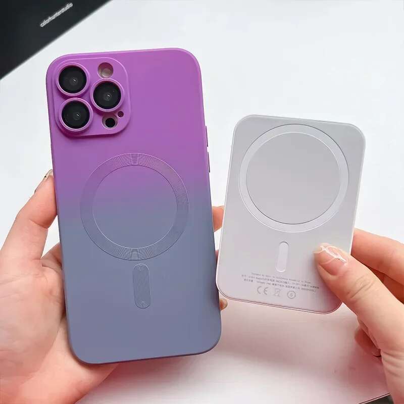 Comes With Lens Film Gradient Color Phone Case For Samsung Galaxy S25 Ultra S24 S23 S22 S21 Silicone Shockproof Back Cover