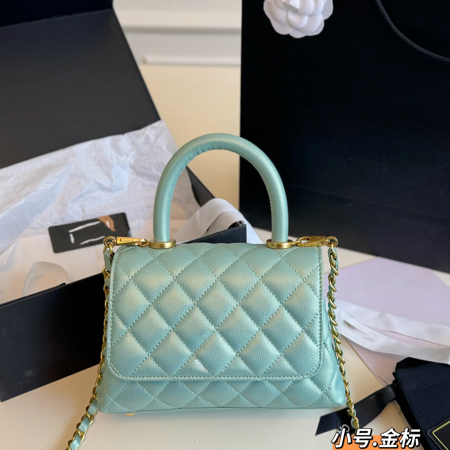 Designer Bag handle bag Women's Crossbody Bag Luxury Bag Gold Silver Metal Chain Luxury Handbag Classic Beautiful Shoulder Bag High Quality 19x13cm