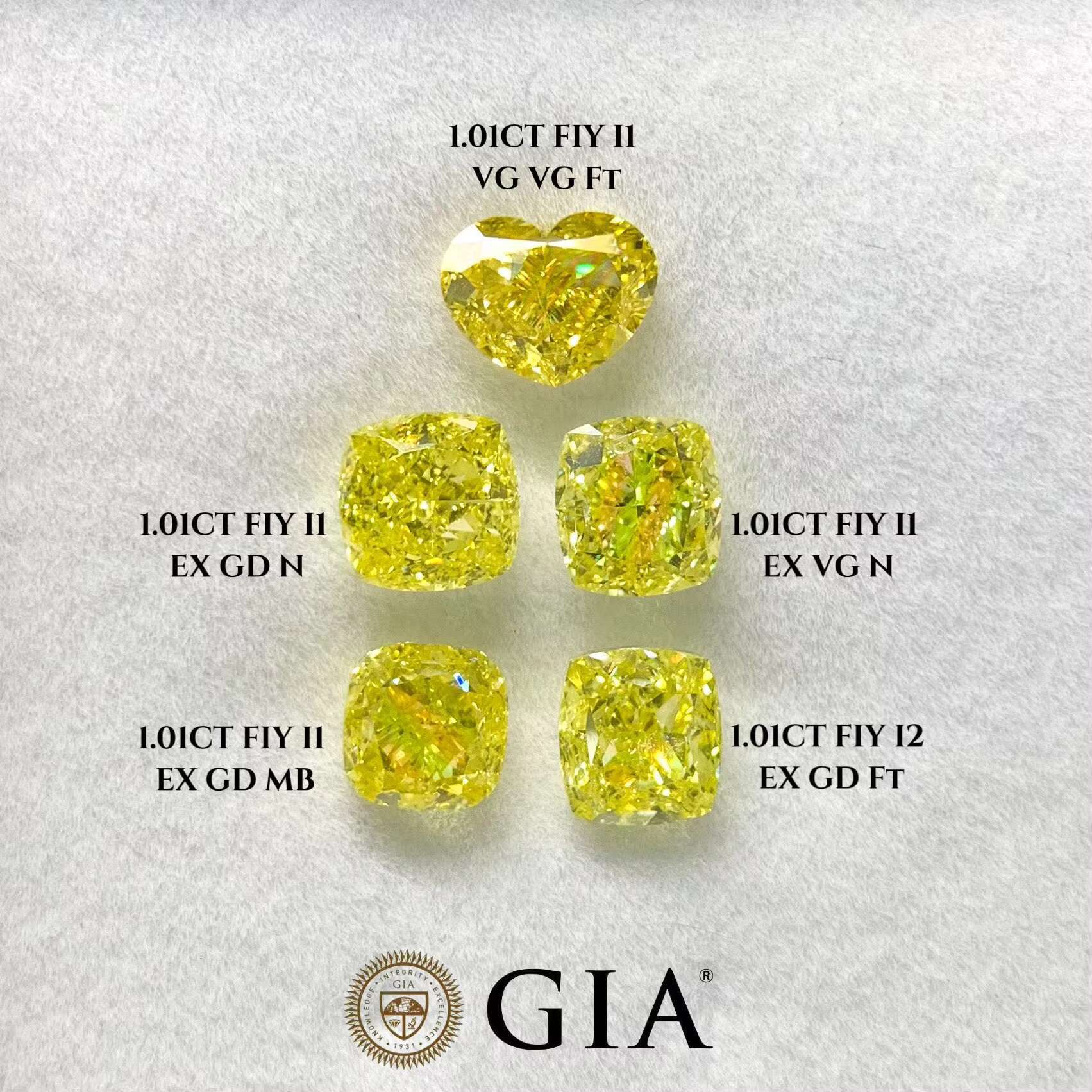 IGI GIA Certified HPHT CVD VVS Yellow Lab Grown Emerald Cut Wholesale Diamond 3CT 5CT 14K 18K Solid Gold Engagement Ring Women