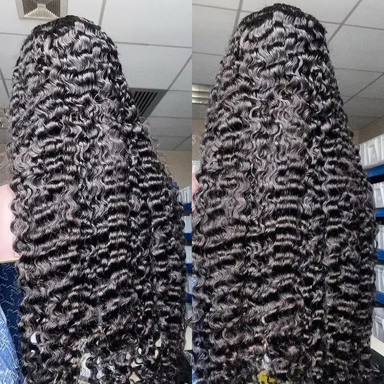 Burmese Curly 13X4 Lace Front Wig Hair Products Free Part 10-30inch 100% Human Hair Natural Color