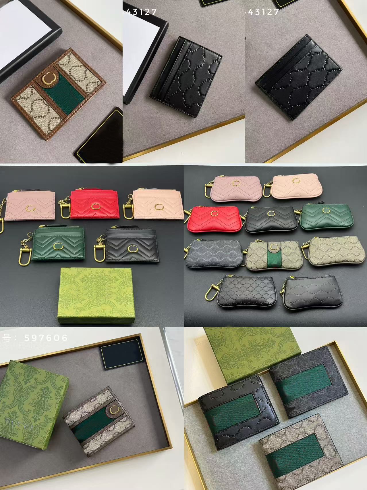 Designer Tote Bags Women Crossbody Genuine Leather Purse Fashion Flower Lady POCHETTE Chain Shoulder Bag ladies Handbag Wallet