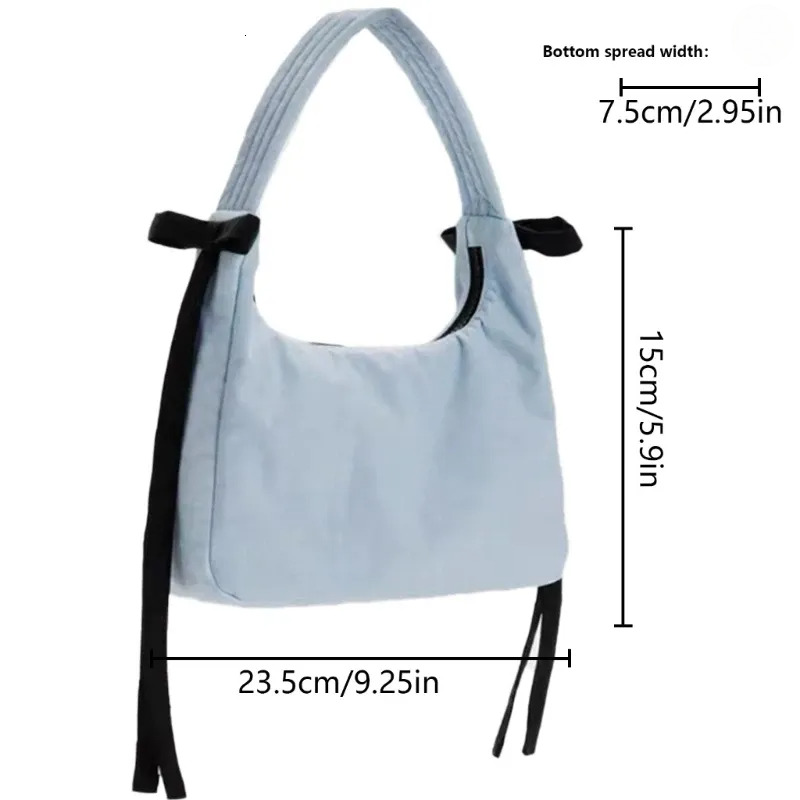 Free Shipping Totes Korean Handbag With Zipper Casual Nylon Bag Shopping For Women Girls Designer Bag Luxury Bag Tote Bag
