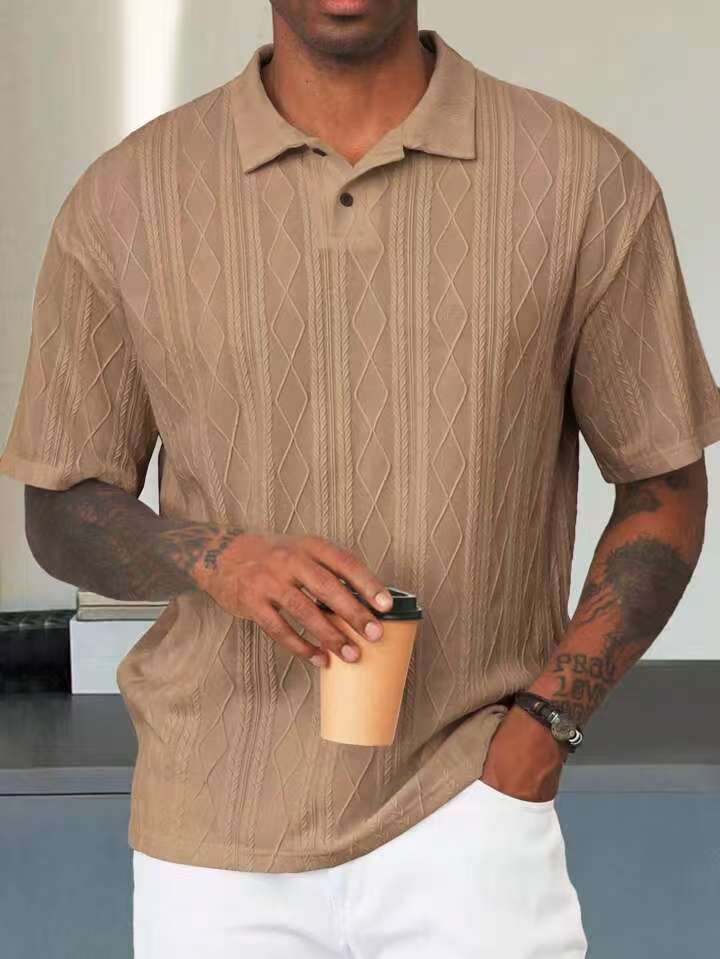 Retro Loose Polo Sh… - image