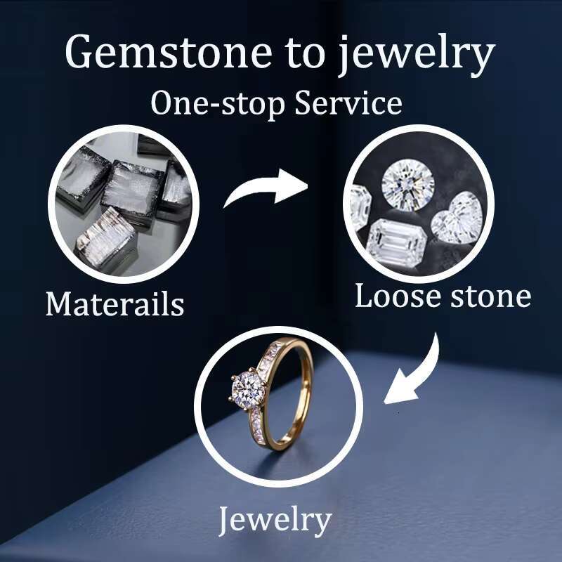 Wholesale Price Christmas Mossanite D VVS1 S Sier Heart Half Full Dia Eternity Ring Moissanite Rings