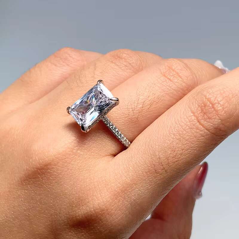Haile silver radiation silica ring