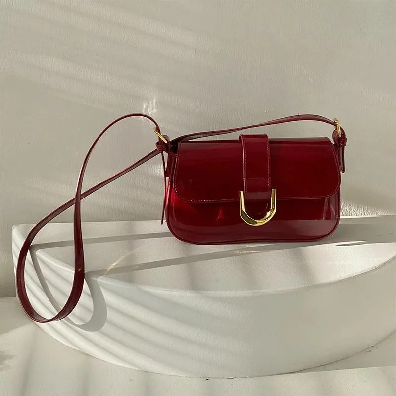 Shoulder Bags: Stylish 2025 PU Leather Handbag For Women - Glossy Bury Crossbody New Free Delivery Designer Bag