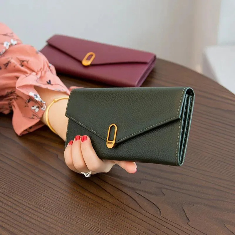 Free Shipping Wallets Long Wallet Made Of Women's Genuine Leather Versatile Change With A Soft Cover And Thin Phone Case Designer Bag Luxury Bag 