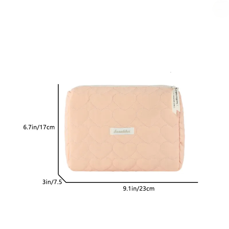 Chic Makeup Bag - Fashionable Two-tone Cotton Cosmetic Bag, Lightweight For Daily Use New Free Delivery Designer Bag
