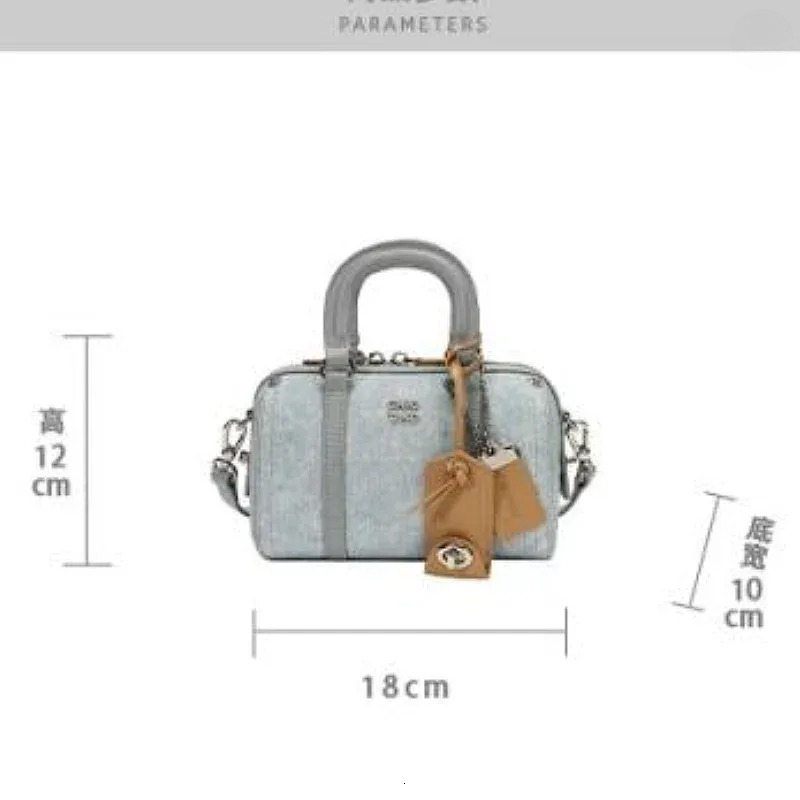 Free Shipping Shoulder Bags Women's Handheld Fashion Canvas Denim Bag Girl Trend Leisure Versatile Square Crossbody Designer Bag Luxury Bag Tote 