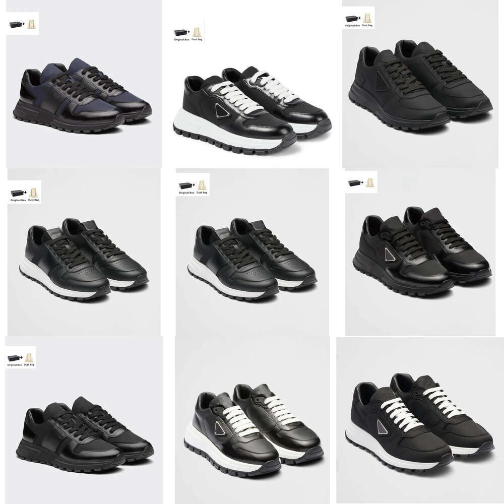 2025 Men Shoes Top Design Prax 01 Sneakers Re-Nylon Brushed Leather Nylon Mesh Brand Mens Skateboard Walking Runner Casual Outdoor Sports top quality