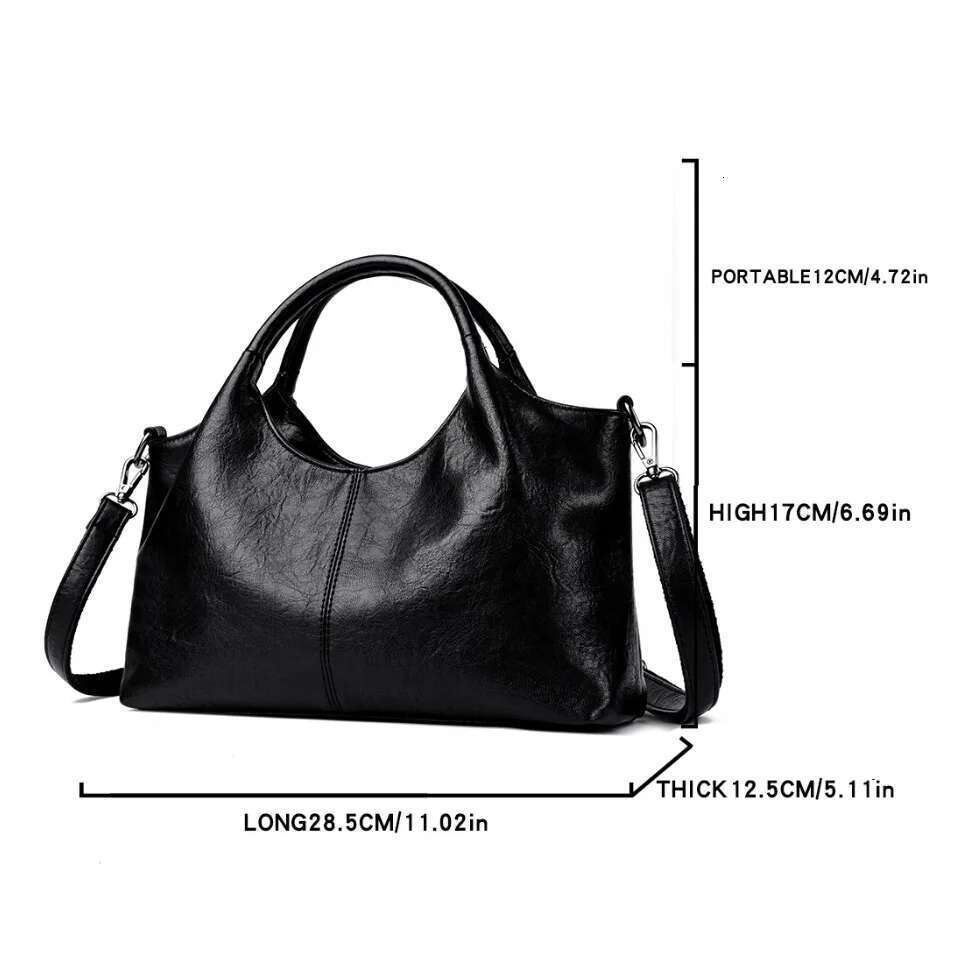Middle-aged Mother's 2025 Shoulder Crossbody Ladies Small Tote Hand Messenger Bag Sac Soft PU Leather Handbag Purses