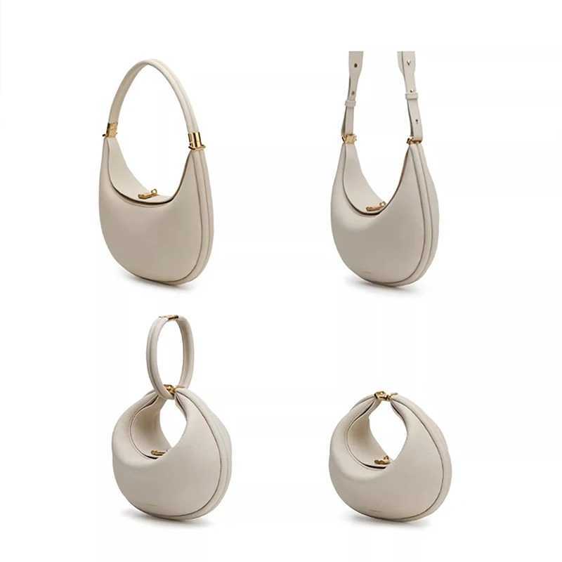 Luxury Crescent Bag Designer New Pine Moon Series Woman Hobo Handbag Versatile Leather Shoulder Bag Fashion Purse Underarm BagsW250521