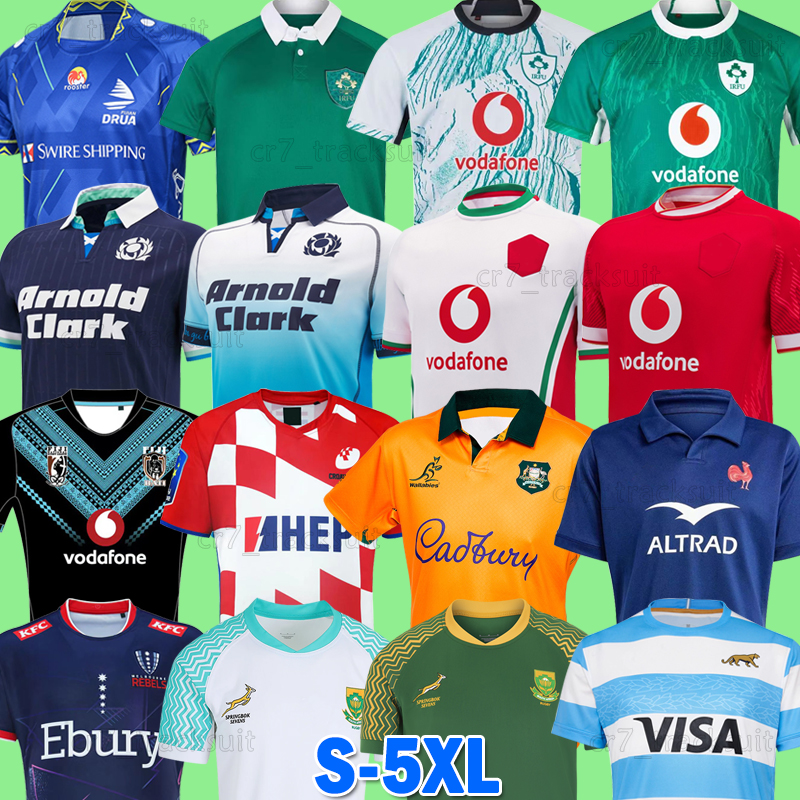 2024 2025 Ireland rugby jerseys Argentinas Australia Fiji 24 25 World Rugby Jerseys South Portugal Japan Scotland Welsh NZ Africas rugby Vest shirts size S-5XL