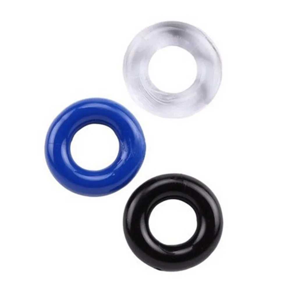 3pcs Stretchy Stay Hard Beaded Cockring Penis Enhancer Ring Delay Ejaculation Penis Trainer For Men Sex Toys Male Adult Products W250512