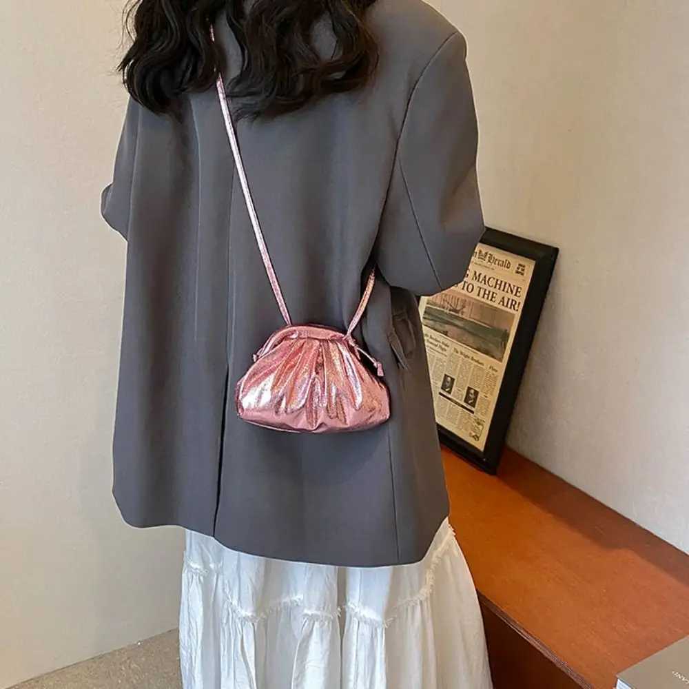 Fashion Leather Women Dinner Bag Crossbody Bag Lipstick Bag Pleated Shell Bag Shoulder Bag Clutch Bag Cloud Bag Party Z250512