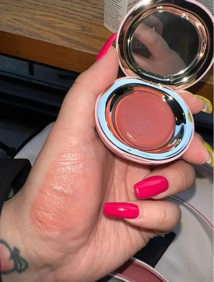 Rare Beauty Persistent Waterproof Rare And Beautiful Luster Cheek Blush 5g Neutral Dark Purple Rose Makeup Powder Blush Cream