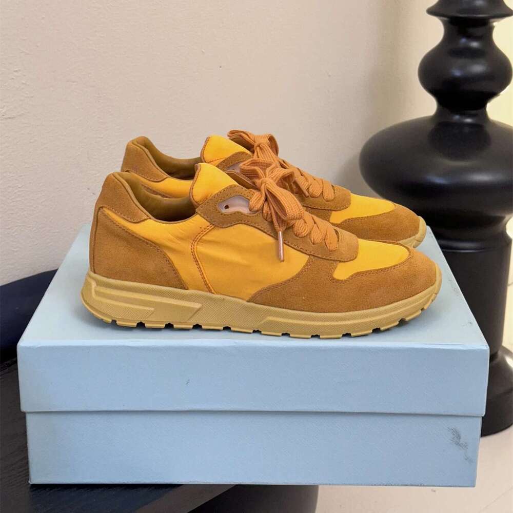 New Women Natural Cow Suede Sneakers Splicing Sports Leisure Flats Round Toes Lace Up Designer Shoes Zapatillas De Mujer