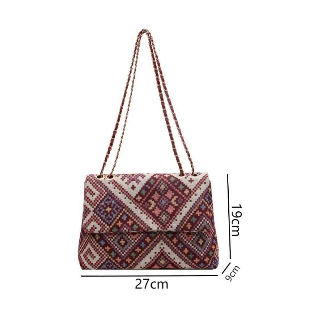 Large Capacity Shoulder Bag Bohemian Style Crossbody Bag Vintage Hobo Bag Messenger Bag for Ladies Z250512