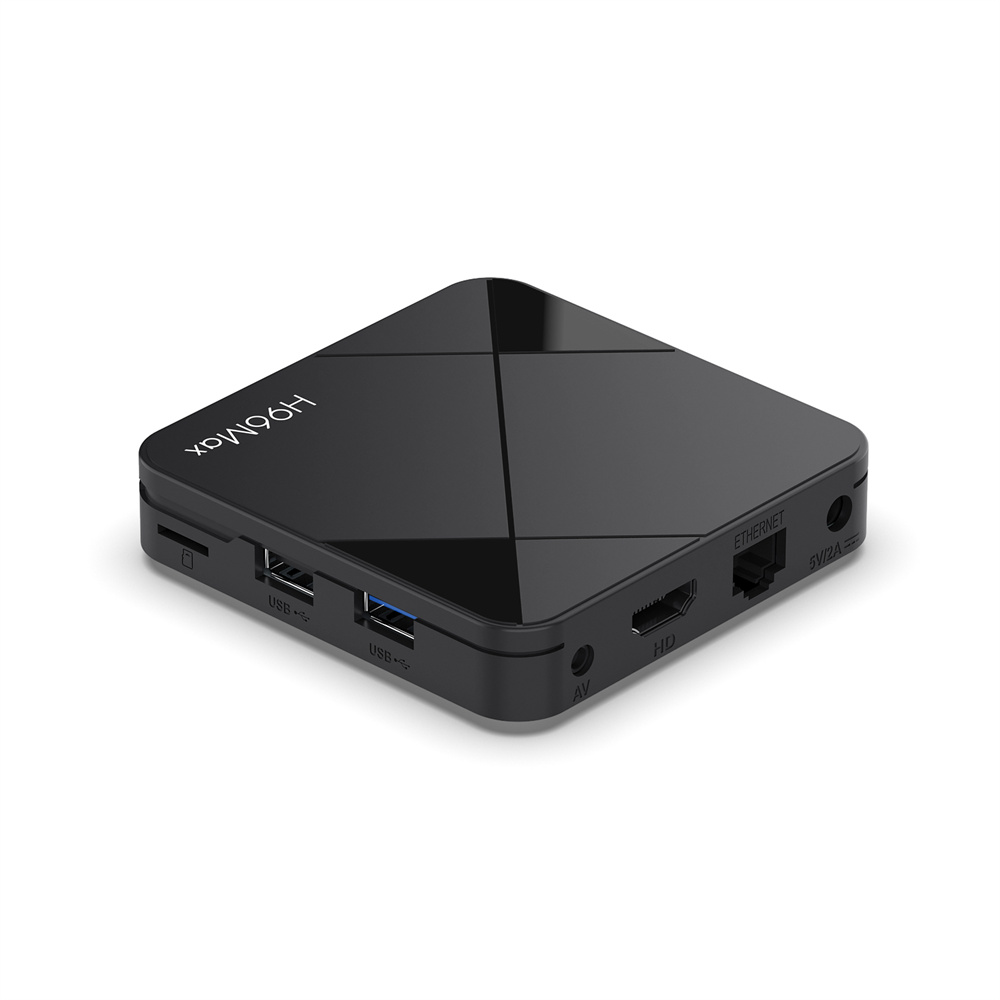 New H96 Max Smart TV Box Android 14 RK3518 4K HD Support 2.4G/5G Bt 5.4 Support Voice Android TV Box