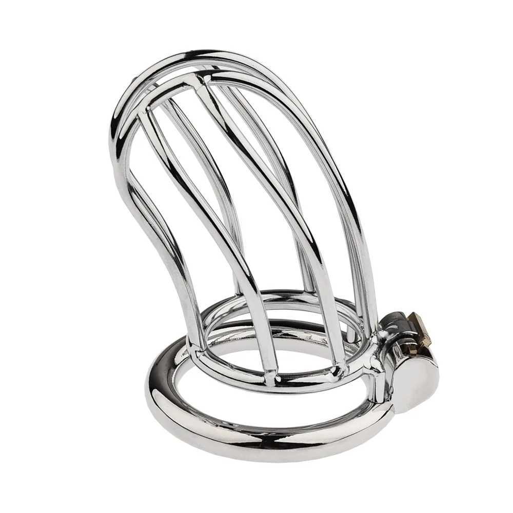 Male Chastity Device Metal Cock Cage Erotic Urethral Lock Sex Toys For Men Gay Bondage Belt Penis Ring Alternative Adult Toy W250512