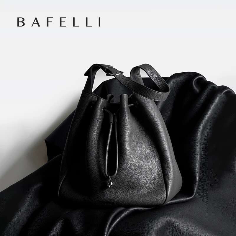 BAFELLI Women's NEW BAGS FASHION LEATHER HANDBAGS STYLISH 2025 HIGH QUALITY DESIGNER BRAND CAPACITY LADIES SHOULDER PURSE