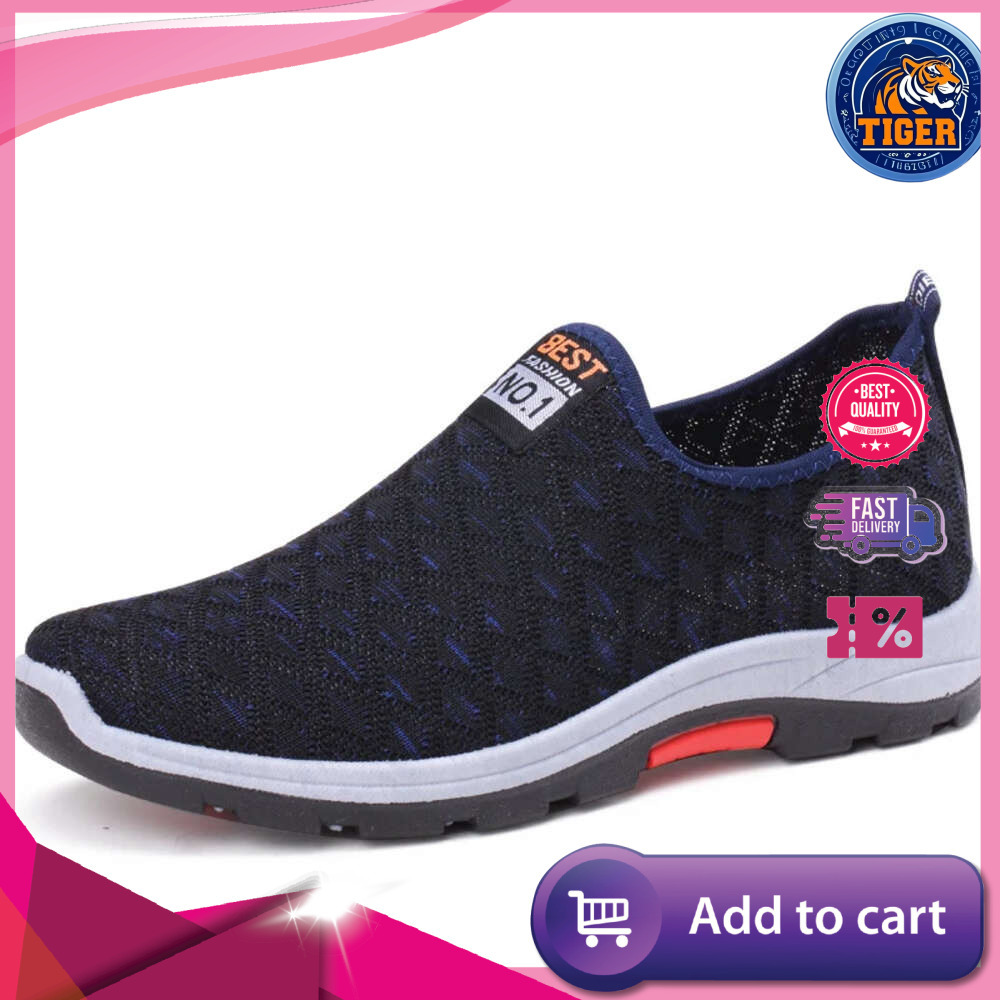 Ddmytiger Walking Summer Mesh Casual Shoes Breathable Slip On Mens Loafers Lightweight Sneakers Men Running Zapatillas Hombre Outdoor Shoes