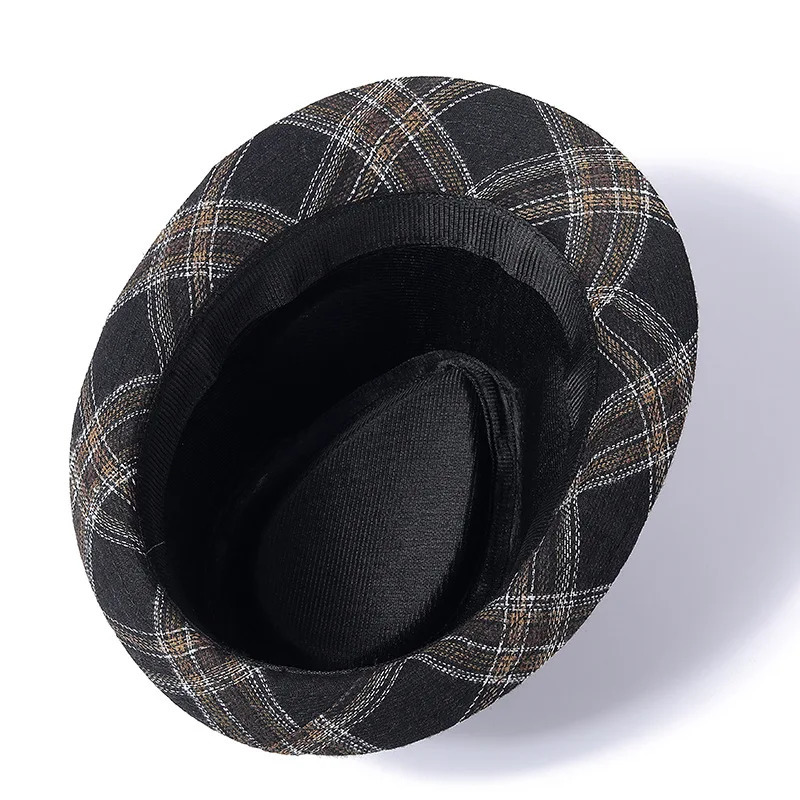 British Style Top Hat European and American Gentleman Mens Sunshade Jazz Dad Fedoras Bucket Gift 250512