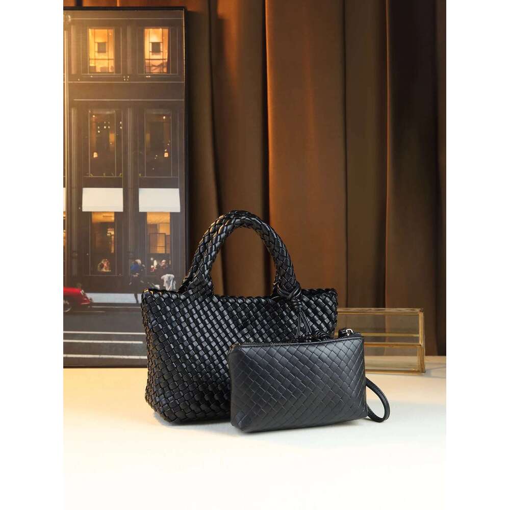 New Fashionable Woven Handbag Daily Commute Versatile Mother-Daughter Simple Style Shoulder Crossbody Bag For Women