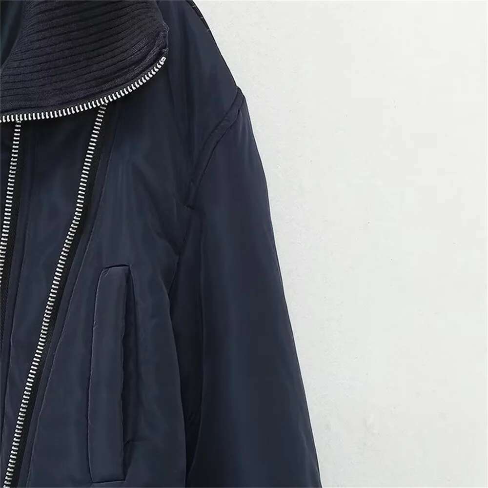 UNIZERA Autumn/Winter Product Women's New Fashion Casual Versatile Zipper Decoration Panel Pilot Jacket Coat