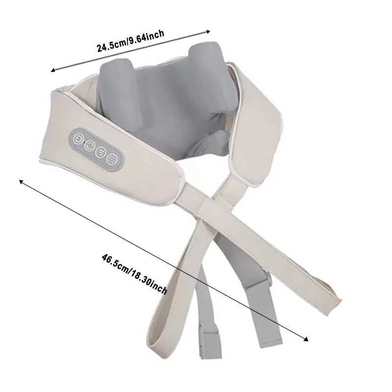 Deep Tissue shiatsu Back Massager Neck shoulder Massagers Electric Kneading Squeeze Muscles Massage Home Body RelaxW250512