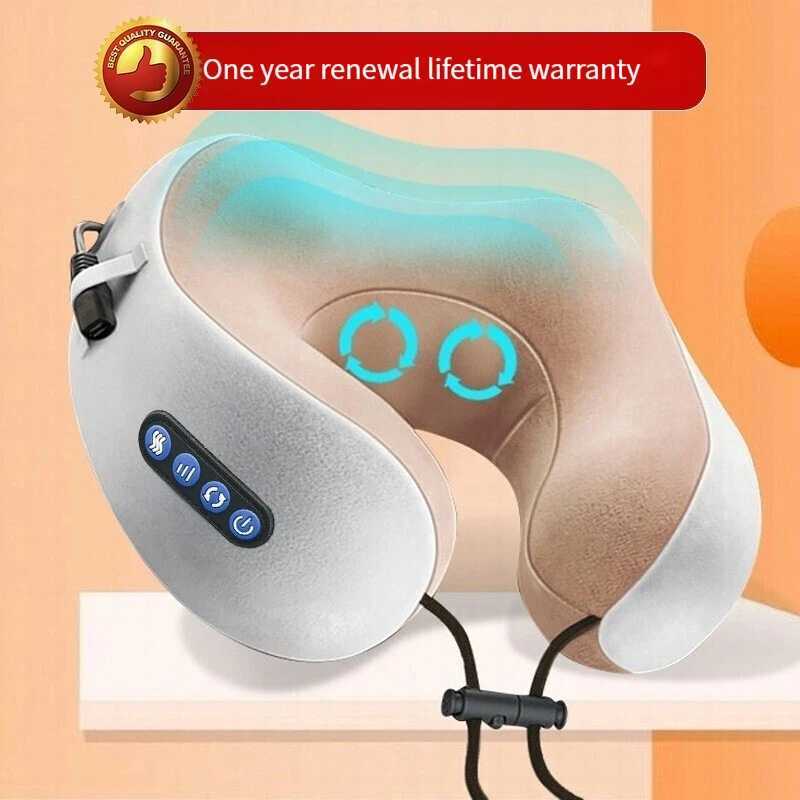 U-shaped massage pillow cervical massager simulation human kneading car home shoulder and neck multifunctional neck protector trW250512