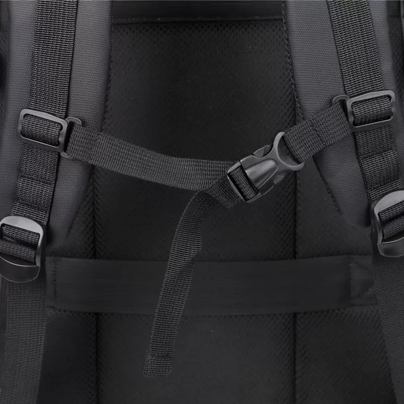 High end men's backpack with large capacity and expandable backpack for business travel, men's commuting bag, fashionable computer bag