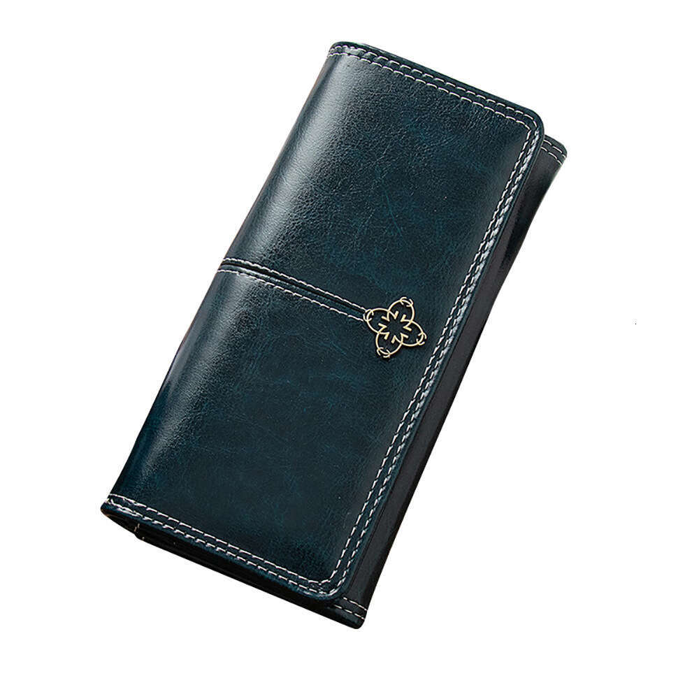 Wallet Women's Long Zipper, Large Capacity, Card Position, Multi function, Two Fold Student Handbag