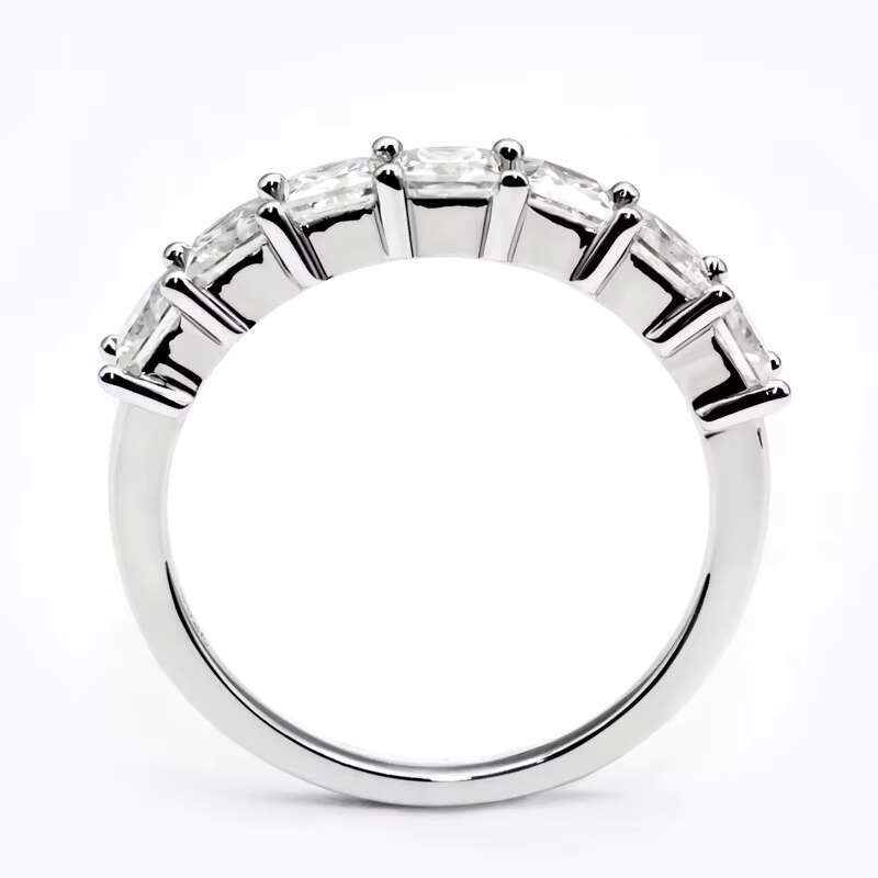 Explosive Models Fashion Design Jewelry S925 Silver Princess Cut Moissanite Diamond Ring for Women Jewelry Gift