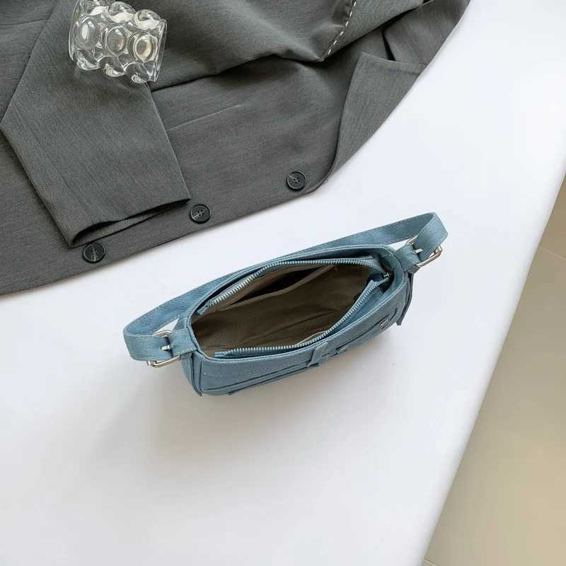 Small Design Jeans Bag Womens New Cross-Shoulder Bag Shoulder Canvas Bag Z250512