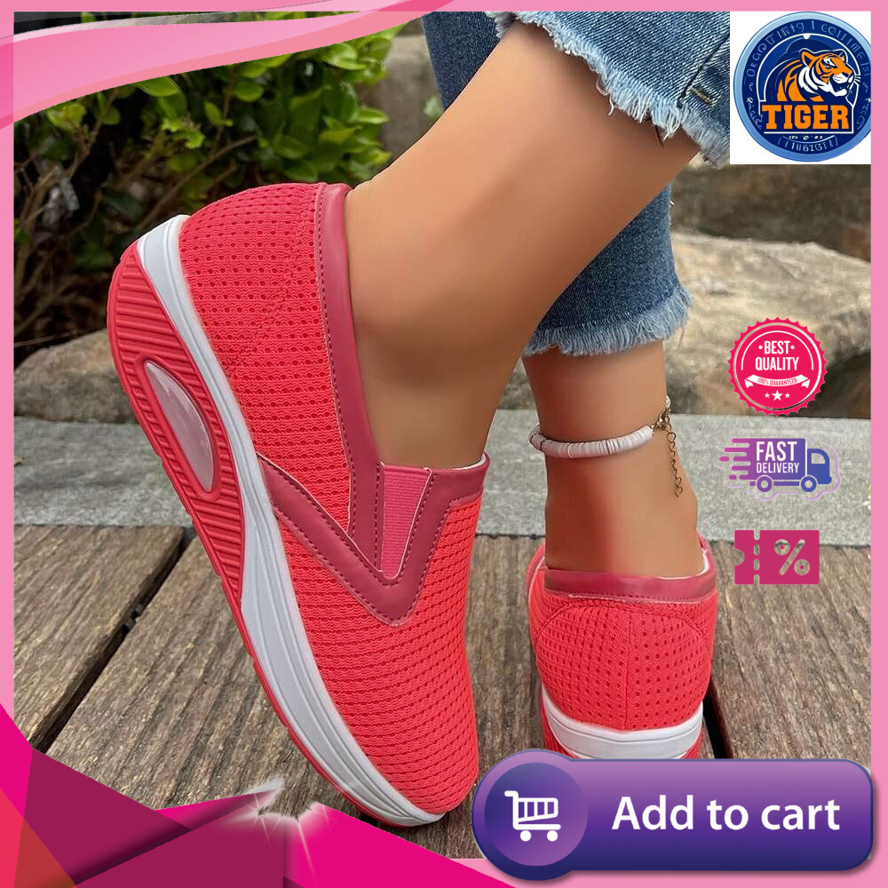 Ddmytiger Large Summer Temu New Women S Fashion Flame Red Sports Casual Single Shoes Outdoor Shoes