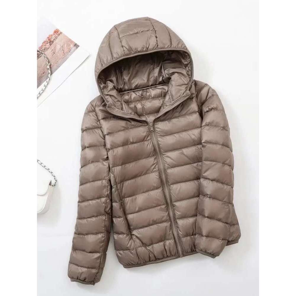 Newbang 7Xl Hooded Ultra Light Down Jacket Women Plus Feather Winter Thin Warm Windbreaker Coats Designer