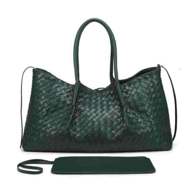 hand woven shoulder tote large capacity mommy bag versatile crossbody for travel