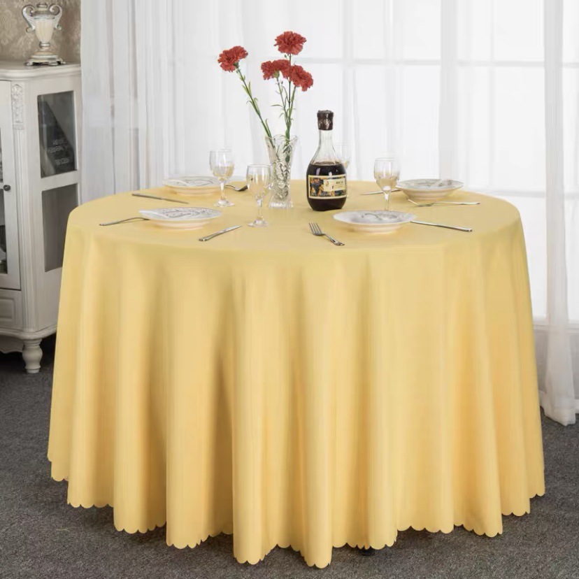 A885 Thickened plain tablecloth wedding red tablecloth hotel restaurant fabric tablecloth event meeting rectangular tablecloth