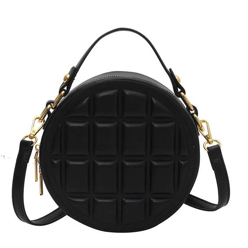 Solid color Crossbody Bag For Women Round Design Tote Handbag Fashion Bags Mini Leather Designer Shoulder Bag Womens Bag Z250512