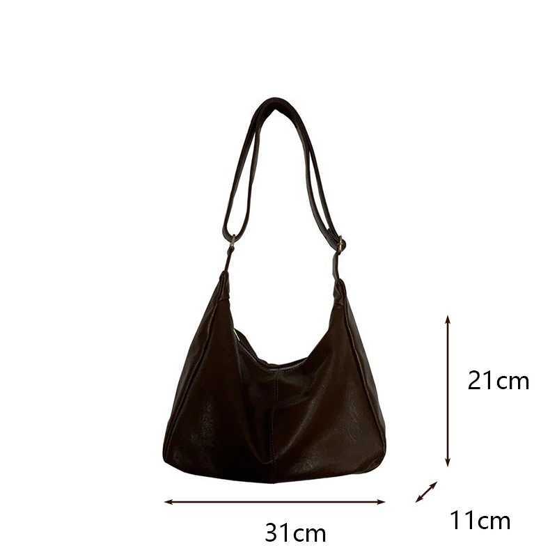 Casual Lage Capacity Messenger Bag Women 2024 Fashion Designer Luxury Female Tote Bag High Quality PU Leather HandbagsXJ250512